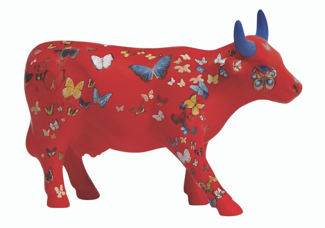 CowParade Tierfigur Klaricious Butterfly - Cowparade Kuh Medium von CowParade