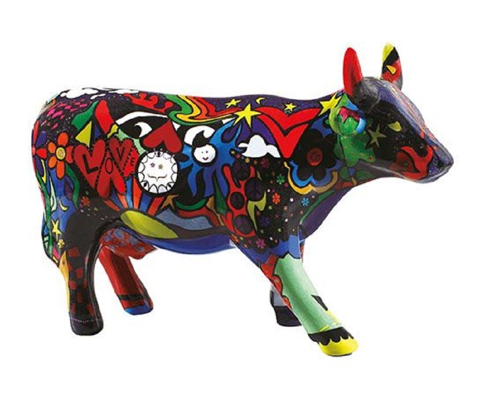 CowParade Tierfigur Moosy in the Sky with Diamonds - Cowparade Kuh Medium von CowParade