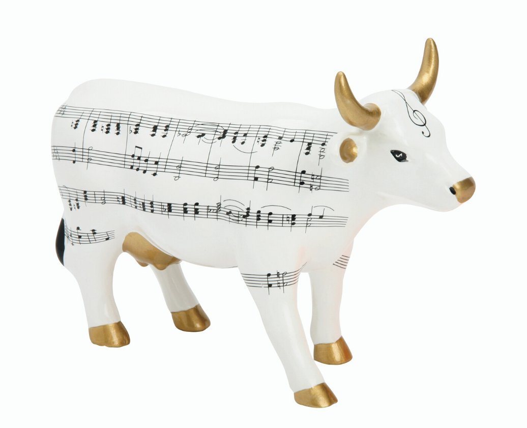 CowParade Tierfigur Muu-sik - Cowparade Kuh Medium von CowParade