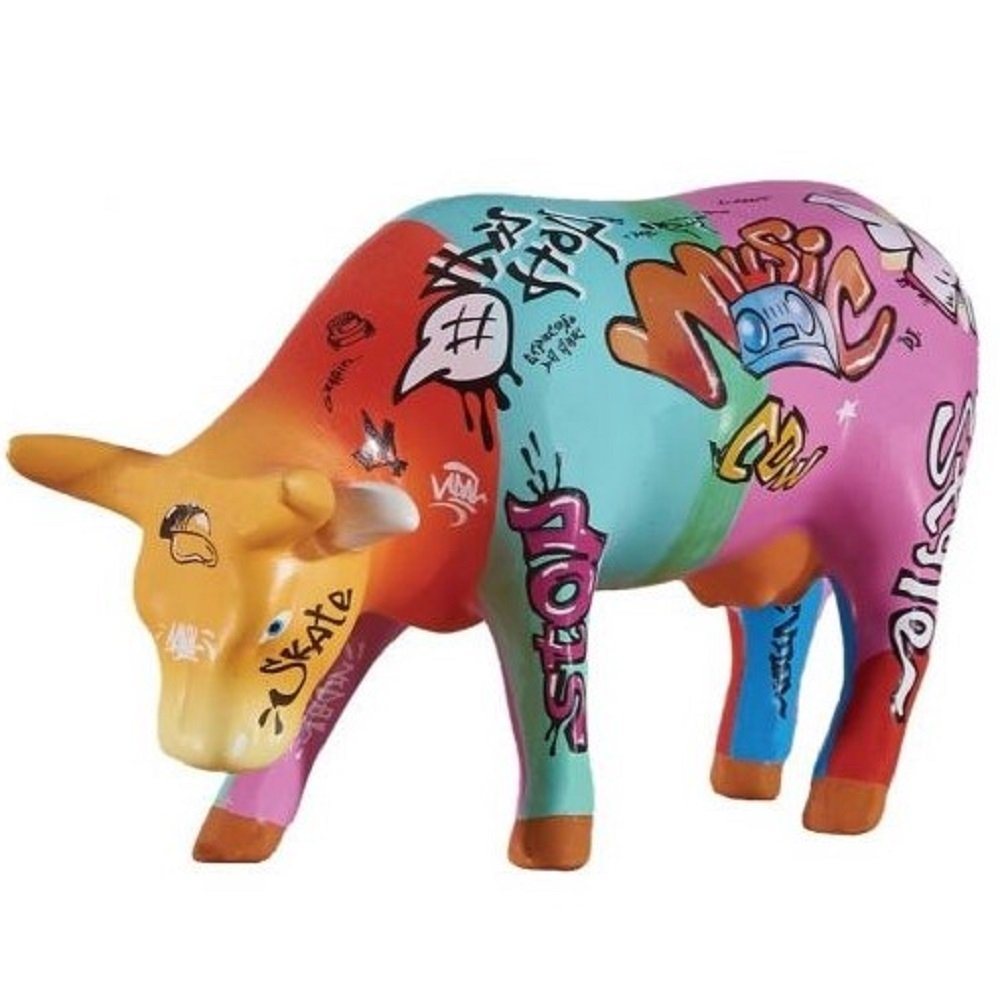 CowParade Tierfigur Vaquinha do Hip Hop - Cowparade Kuh Medium von CowParade