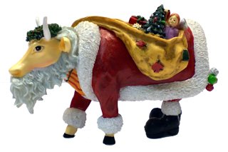CowParade Vater X-Mas Kuh Figur von CowParade