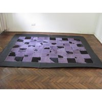 Kuhfell Patchwork Teppich 7956 240 cm X 180 von CowhideCreations