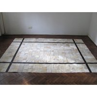 Kuhfell Patchwork Teppich 8049 240 cm X 180 von CowhideCreations