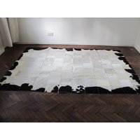 Kuhfell Patchwork Teppich 8121 240 cm X 180 von CowhideCreations