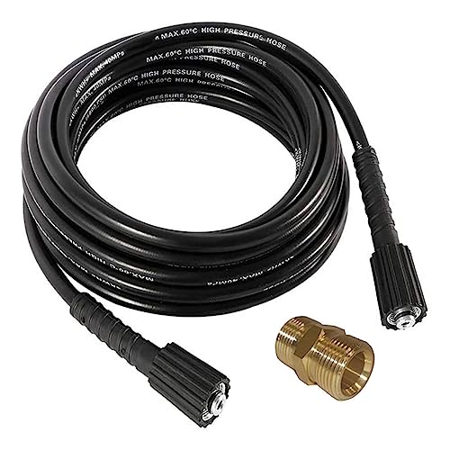 Cowhilan Hochdruckreiniger Schlauch M22 Connector Thread Power Wash Ersatzschlauch Kompatibel mit Karcher M22-14 Anschluss, mit Adapter, 20M Cowhilan Hochdruckreiniger Schlauch M22 Connector Thread Power Wash Ersatzschlauch Kompatibel mit Karcher M22-14 Anschluss, mit Adapter, 20M von Cowhilan