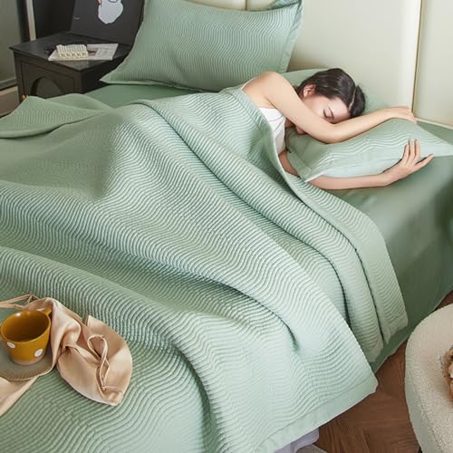 Abkühldecken absorbieren Wärme, um in warmen Nächten kühl zu bleiben, Modal-Tencel-Abkühldecken, ultrakühle, leichte Decke, Schlafdecke, Nickerchendecke, Reisedecke(Color:E,Size:200*230cm/78.7*90.6inc von Coxlrrso