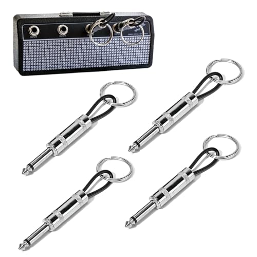 Cozevdnt Schlüsselhalter Wand, Schlüsselbrett Gitarre Griffbrett Haken Halterung, 2.0 JCM800 Gitarrengriffbrett Haken Halterung für Schlüsselhausbefestigung mit 4 Schlüsselhalter Set von Cozevdnt