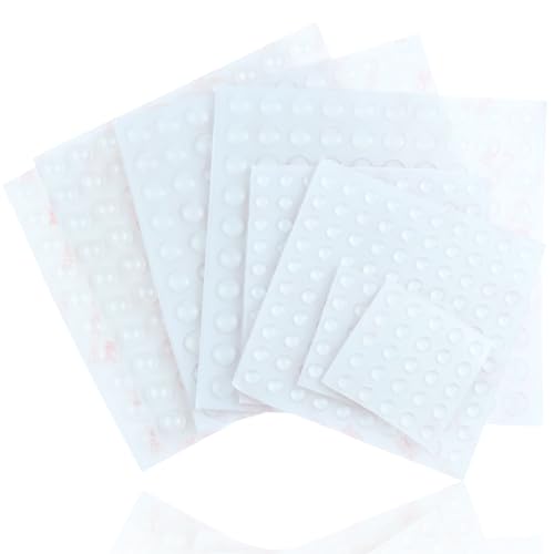 Gummifüße Selbstklebend Türpuffer Transparent Anschlagpuffer, 548 Stück Gumminoppen für glasplatten Gummipuffer Selbstklebend Türpuffer Transparent Anschlagpuffer von Cozevdnt