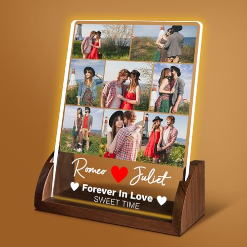 Personalisierte Geschenke für Frauen, Männer,Freundin, Freund, Paar, Couple - Acryglasl Foto mit LED - Geschenk für Sie & Ihn zum Geburtstag, Jahrestag, Valentinstag, Weihnachten Personalisierte Geschenke für Frauen, Männer,Freundin, Freund, Paar, Couple - Acryglasl Foto mit LED - Geschenk für Sie & Ihn zum Geburtstag, Jahrestag, Valentinstag, Weihnachten von Cozifitgear