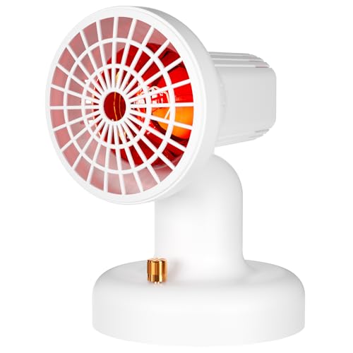 Cozion Infrarotlampe Wärmelampe 150 watt Rotlichtlampe Infrarot Wärmelampe Wärmestrahler Temperatur einstellbar mit Dimmer, Infrarotlicht Heimgebrauch Infrarotlicht-Rotlicht-Wärmelampen Set von Cozion