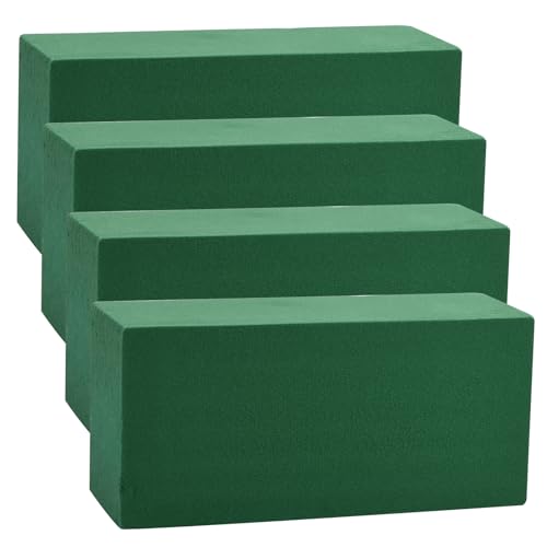 Cozlly Blumensteckschaum 22.5 x 10 x 7cm, 4X Grün Steckschaum, Nasssteckschaum, Universelle Steckmasse Steckschwamm, Steckschwamm für Blumen zum Basteln, Hochzeit, Geschenke, Deko – Blumen Gesteck Cozlly Blumensteckschaum 22.5 x 10 x 7cm, 4X Grün Steckschaum, Nasssteckschaum, Universelle Steckmasse Steckschwamm, Steckschwamm für Blumen zum Basteln, Hochzeit, Geschenke, Deko – Blumen Gesteck von Cozlly