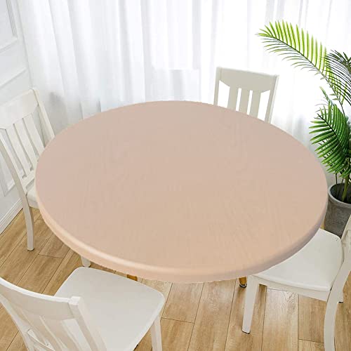 Cozomiz Elastische Tischdecke Gartentischdecke Rundtischdecke wasserdichte rutschfeste Abwischbar Schmutzabweisend Tischdecke Champagner 183x73cm Rechteckig Enge Passform von Cozomiz