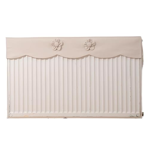 Cozomiz Heizkörper Staubschutzabdeckung, Heizkörperabdeckungen für Zuhause, Staubfilterabdeckung für Heizkörper, Heizkörperverkleidung für Heizung 100cm L x 10cm B Beige von Cozomiz