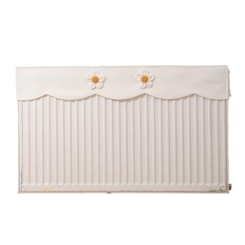 Cozomiz Heizkörper Staubschutzabdeckung, Heizkörperabdeckungen für Zuhause, Staubfilterabdeckung für Heizkörper, Heizkörperverkleidung für Heizung 80cm L x 10cm B Weiß von Cozomiz