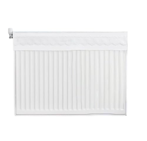 Cozomiz Heizkörperabdeckungen Heizkörper Staubschutzabdeckung Staubfilterabdeckung für Heizkörper, Heizkörperverkleidung für Heizung Abdeckung für Raumheizung 140cm L x 10cm B Weiß von Cozomiz