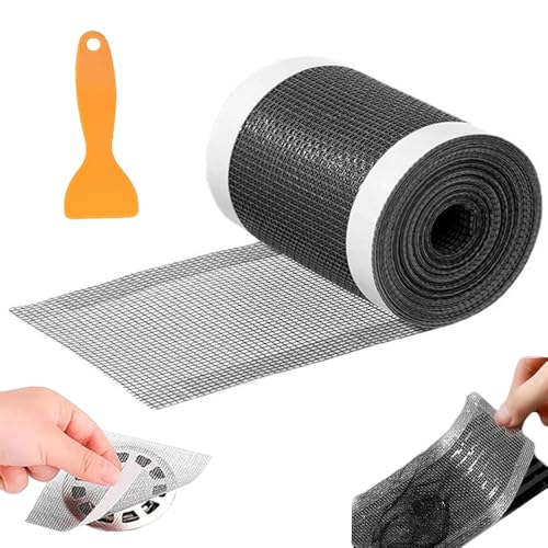 Abflusssieb Haarsieb Dusche Selbstklebend, 2 Stück 70mm x 10m Einweg Duschrinne Haarfänger Dusche Schneidbarer Haarsieb mit 2 Plastikspachtel Fliegengitter Reparatur Klebeband für Bad Badewannen Küche Abflusssieb Haarsieb Dusche Selbstklebend, 2 Stück 70mm x 10m Einweg Duschrinne Haarfänger Dusche Schneidbarer Haarsieb mit 2 Plastikspachtel Fliegengitter Reparatur Klebeband für Bad Badewannen Küche von Coztie
