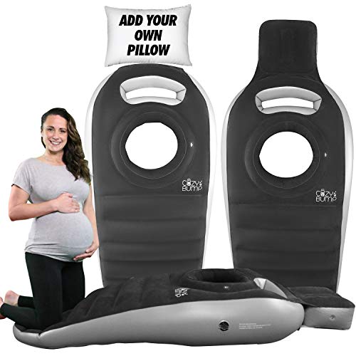 Cozy Bump 2020 Das beste Schwangerschaftskissen zum Schlafen, Schwangerschafts-Kissen grau von Cozy Bump