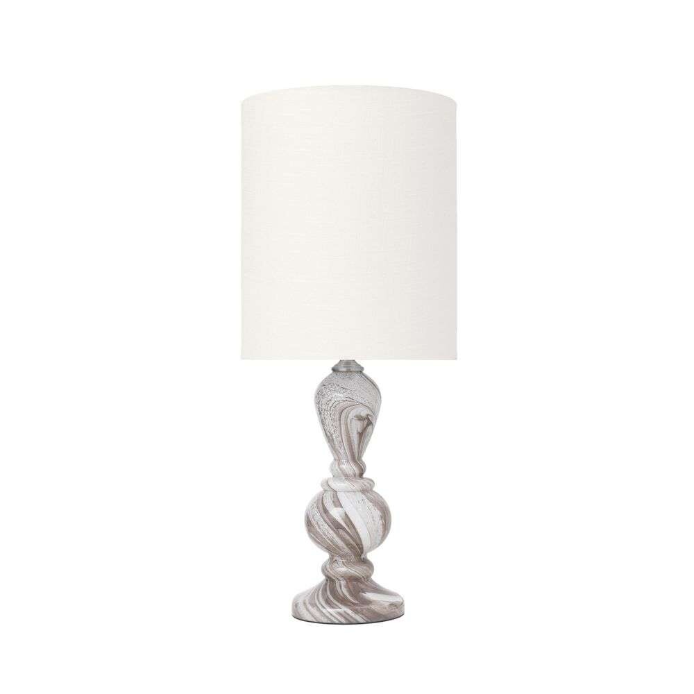 Cozy Living - Christine Tischleuchte Taupe Swirl/Ivory Cozy Living von Cozy Living