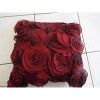 Sehr Schöne Rose Kastanienbraun Kissen Kissenhülle Handmade 15, 5 "x 15.5" von Cozy78