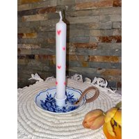 Kerzenhalter Teller Herz von CozyAndCreate