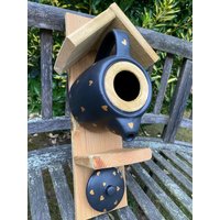 Vogelhaus Teekanne, Birdhouse Herz Vogelhaus Teekanne, Birdhouse Herz von CozyAndCreate