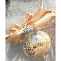 Weihnachtskugel/Personalisiert Weihnachtsgeschenk Advent Gold Weihnachtskugel/Personalisiert Weihnachtsgeschenk Advent Gold von CozyCharmsDesigns