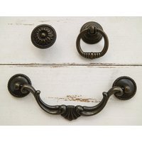 140mm Möbelknauf Vintage Bronze Möbelknopf Ösen Öse Für Möbel von CozyChiccc
