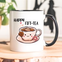 50 Geburtstag Frau Tasse Lustiges Geschenk Tochter Freundin Geburtstagsgeschenk Schwester von CozyDaysDesign