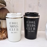Geschenke Papa Mama Personalisiert Eltern Thermobecher Kaffeebecher Muttertag Vatertag Geburtstagsgeschenk Becher Geschenk Geburt von CozyDaysDesign