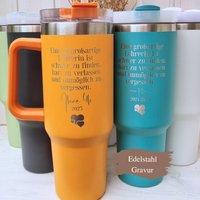 Lehrer Abschiedsgeschenk Thermobecher Personalisiert, Geschenk Lehrerin 40Oz Tumbler Cup, Beste Mit Herz Tasse Geschenke Abschied von CozyDaysDesign