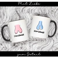 Lustige Tasse Ehepaar Personalisiert Verlobungsgeschenk Sie Ihn Hochzeitsgeschenk Braut Bräutigam Geschenk Silberhochzeit Goldene Hochzeit von CozyDaysDesign