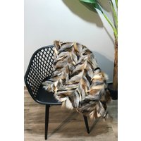 Echter Natürlicher Großfuchs Pfoten Chevron Stil Teppich/ Überwurf Für Ihr Zuhause von CozyFurs