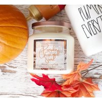 Kürbis Karamell Swirl | Sojawachs Kerze Doppeldocht 620 Ml Herbst Duftkerzen Duftend Süß Gemütliche Zuflucht Dekor von CozyHavenDecor