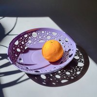 Sehr Peri Farbe Keramik Geschirr Teller Mit Löchern Lavendel Ostern Tischdekoration Dekor Schale Obstschale von CozyHomeIdeas