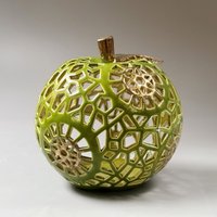 Teelichthalter in Fruchtform - Terrassenlampe Grüner Apfel Kerzenhalter Obstdekoration Apfel-Laternenlicht Für Hauswohnzimmerdekor von CozyHomeIdeas