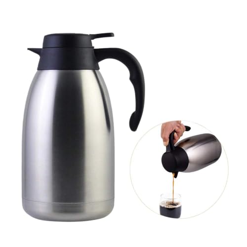 Edelstahl Thermische Kaffee Karaffe Doppelwandige Vakuum Tee Karaffe 2 Liter Isolierte Kaffee Thermos Edelstahl Thermische Kaffee Karaffe Doppelwandige Vakuum Tee Karaffe 2 Liter Isolierte Kaffee Thermos von CozyKit