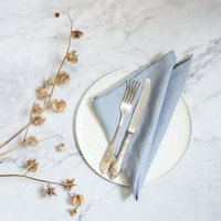 Stone Washed Leinen Stoffservietten Set Von 6 von CozyLinen