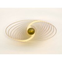 Led Wandlampe - Op Art #6 Schattenlampe Universe Holz Lampenschirm Schatten Decke von CozyLuminate