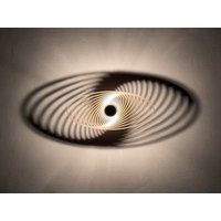 Wandlampe - Op Art #6 Schattenlampe Universe Holz Lampenschirm Schatten Decke Wandlampe - Op Art #6 Schattenlampe Universe Holz Lampenschirm Schatten Decke von CozyLuminate