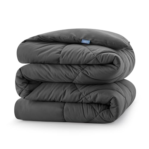 CozyLux Bettdecke 135x200 cm für 4 Jahreszeiten, Steppdecke Mikrofaser 300gsm, Ganzjahresdecke Decke 135x200cm, Super Weiche Zudecke Schlafdecke Atmungsaktive 135 x 200, Grau von CozyLux