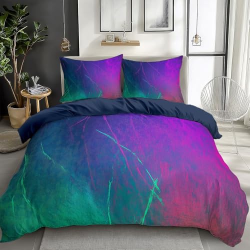 CozyRest 3 Teile Kinder Bettwäsche Set, Wendebettwäsche Mikrofaser, Neon Abstrakte Linien Bettbezug, 155 x 220 cm Reversible, Graublau / 80 x 80 cm Kissenbezug, Pflegeleicht CozyRest 3 Teile Kinder Bettwäsche Set, Wendebettwäsche Mikrofaser, Neon Abstrakte Linien Bettbezug, 155 x 220 cm Reversible, Graublau / 80 x 80 cm Kissenbezug, Pflegeleicht von CozyRest