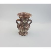 Jasba West Germany Keramik Vase Mit Tropfender Glasur, 1960Er Jahre, Wgp, West-Germany Vintage Keramikvase von CozycatVintageShop