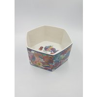 Rosenthal Germany Sechseckige Porzellanschale "Scenario Natura' Obstmotiv Von Barbara Brenner Rosenthal Germany Sechseckige Porzellanschale "Scenario Natura' Obstmotiv Von Barbara Brenner von CozycatVintageShop