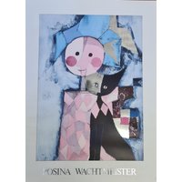 Rosina Wachtmeister Katze Druck "Due Amici', Versilberte Folie, 1980Er Jahre, Verkerke Gallery Edition, Ohne Rahmen 46 X 62 cm Rosina Wachtmeister Katze Druck "Due Amici', Versilberte Folie, 1980Er Jahre, Verkerke Gallery Edition, Ohne Rahmen 46 X 62 cm von CozycatVintageShop