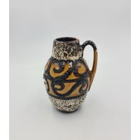 Vintage Fat Lava Keramikvase Von Scheurich Aus Den 60Er Jahren von CozycatVintageShop