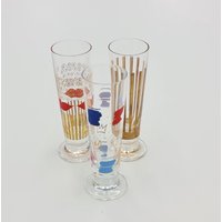 Vintage Ritzenhoff Design Collection Sammler Schnaps/Likörglas Verschiedene Designer, C.2000Er Jahre von CozycatVintageShop