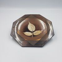 Vintage Schweizer Studio Keramik Mid-20Th Century Wandteller Von "Luzerner Keramik' von CozycatVintageShop
