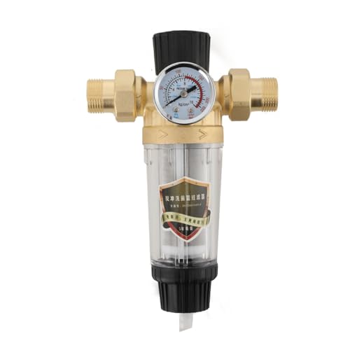 Cozyel Set Trinkwasserfilter,1 Zoll Wasserdruckminderer Druckminderer Rückspülfilter Mit Wasserdruckmesser und Edelstahl Siebfilter, Wasser üBerdruckventil Aus Messing zur Regulierung Des Wasserdrucks Cozyel Set Trinkwasserfilter,1 Zoll Wasserdruckminderer Druckminderer Rückspülfilter Mit Wasserdruckmesser und Edelstahl Siebfilter, Wasser üBerdruckventil Aus Messing zur Regulierung Des Wasserdrucks von Cozyel
