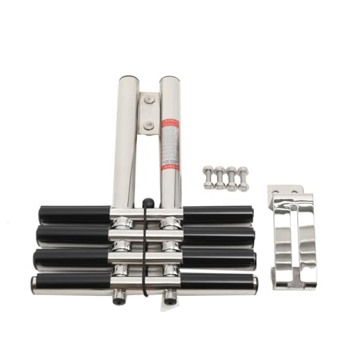 Cozyel Teleskop Badeleiter Schwimmbadleiter, Poolleiter Edelstahl 4 Stufen Badeleiter Boot faltbar mit rutschfesten Pedalen Bootsleiter Teleskopleiter Last 250kg für Swimming Pool Marina Yachten von Cozyel