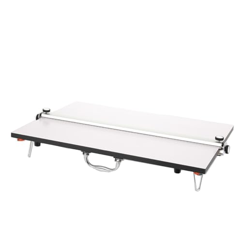 Cozyel Zeichenplatte A2, professionelles Zeichenbrett Réglable mit Parallel-Zeichenschiene & Stützbeine, transportable Arbeitsfläche mit Tragegriff, für Architekten, Ingenieur, Architektur Studenten, von Cozyel